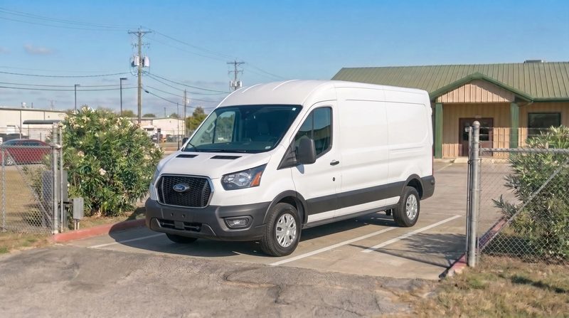 Ford Transit 250 medium roof cargo van at Pick & Ride Auto Sales